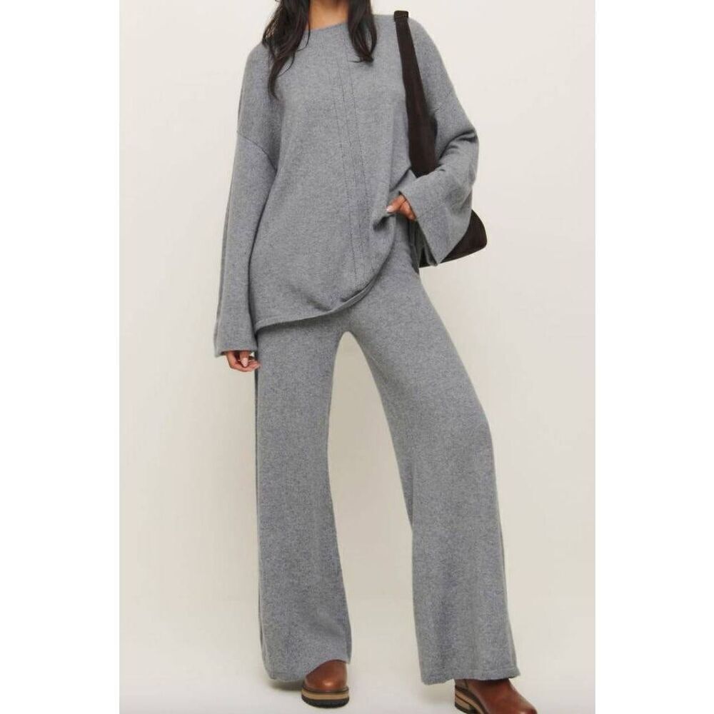 Reformation Kacey Musgraves Silver Lining Cashmere Sweater M NWT